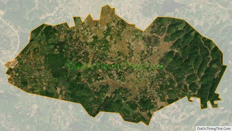 Bản đồ vệ tinh xã Ngọc Liên, huyện Ngọc Lặc