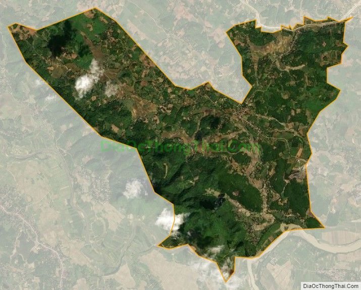 Bản đồ vệ tinh xã Phúc Thịnh, huyện Ngọc Lặc