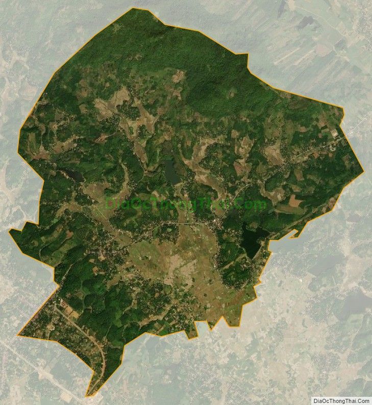 Bản đồ vệ tinh xã Quang Trung, huyện Ngọc Lặc