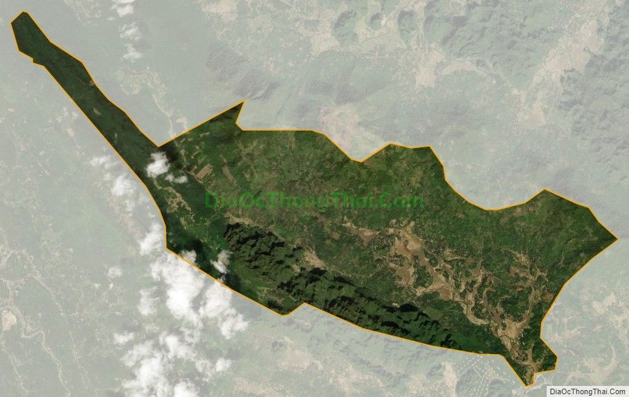 Bản đồ vệ tinh xã Thạch Lập, huyện Ngọc Lặc