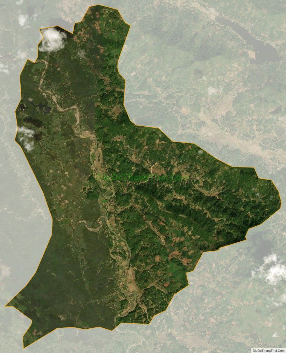 Bản đồ vệ tinh xã Vân Am, huyện Ngọc Lặc