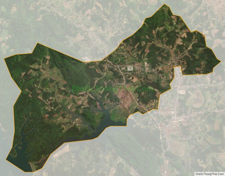 Bản đồ vệ tinh xã Hải Long, huyện Như Thanh