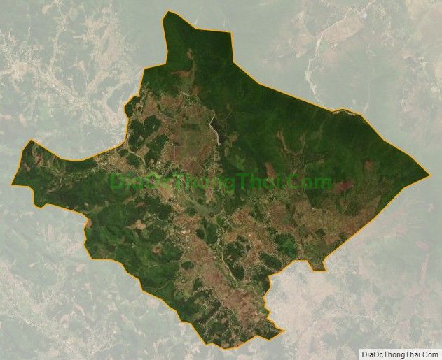 Bản đồ vệ tinh xã Mậu Lâm, huyện Như Thanh