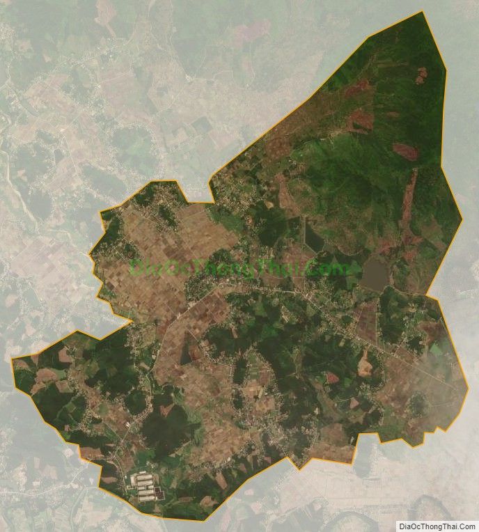 Bản đồ vệ tinh xã Phú Nhuận, huyện Như Thanh