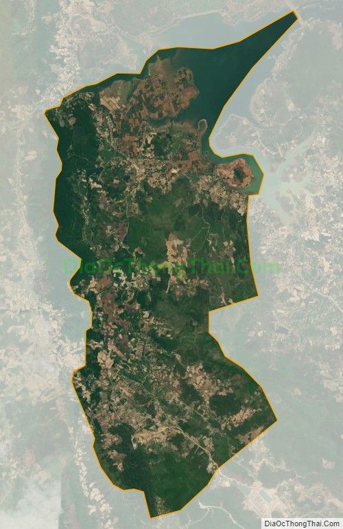 Bản đồ vệ tinh xã Thanh Kỳ, huyện Như Thanh