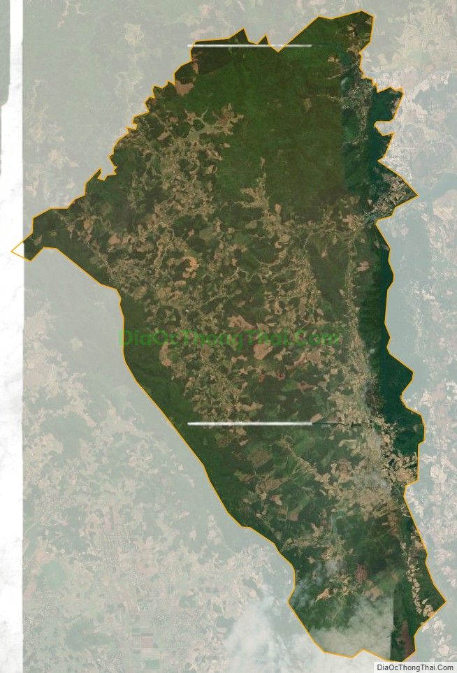 Bản đồ vệ tinh xã Thanh Tân, huyện Như Thanh