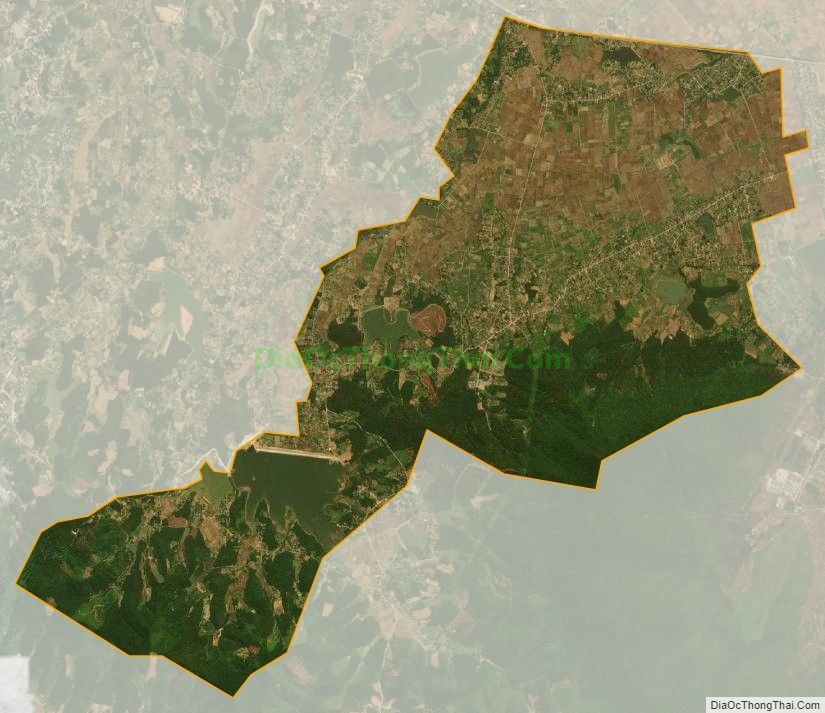Bản đồ vệ tinh xã Xuân Du, huyện Như Thanh