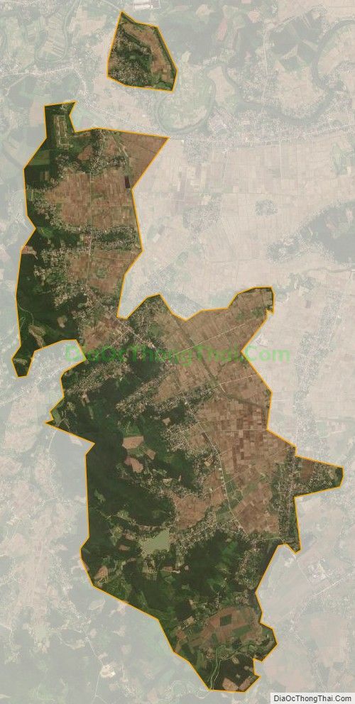 Bản đồ vệ tinh xã Yên Thọ, huyện Như Thanh