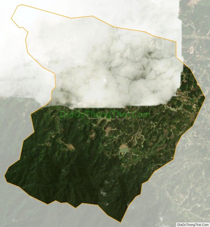 Bản đồ vệ tinh xã Cát Vân, huyện Như Xuân