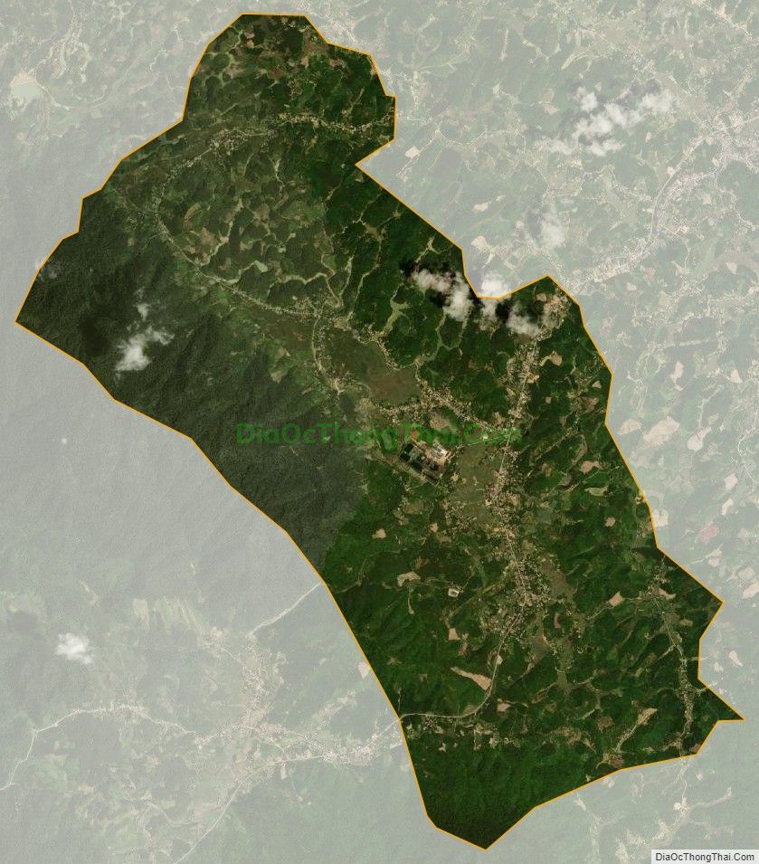 Bản đồ vệ tinh xã Hóa Quỳ, huyện Như Xuân