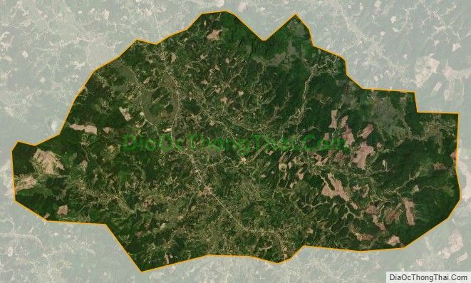 Bản đồ vệ tinh xã Thượng Ninh, huyện Như Xuân