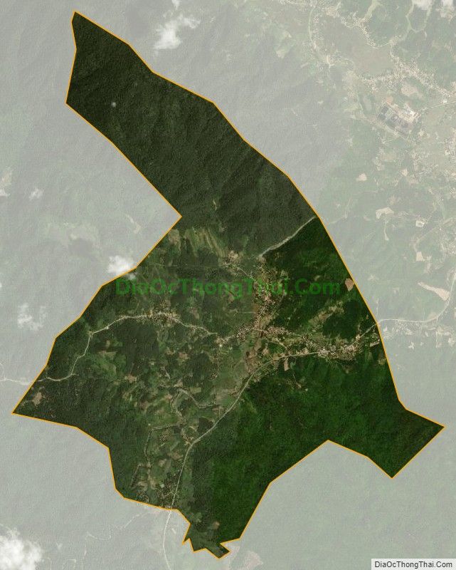 Bản đồ vệ tinh xã Xuân Quỳ (cũ), huyện Như Xuân