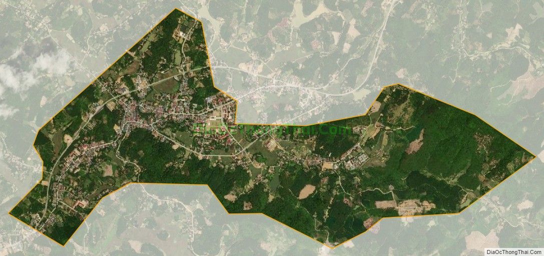Bản đồ vệ tinh Thị trấn Yên Cát, huyện Như Xuân