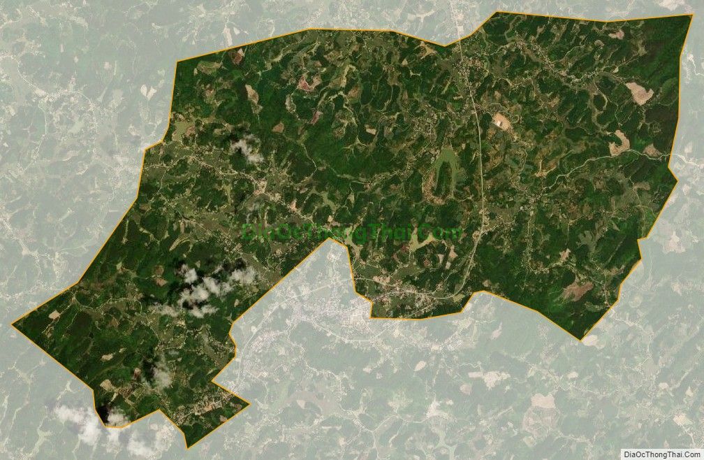 Bản đồ vệ tinh xã Yên Lễ (cũ), huyện Như Xuân
