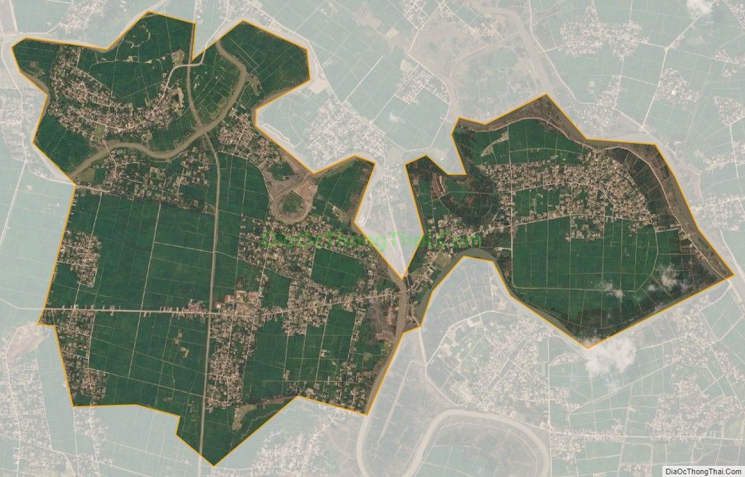 Bản đồ vệ tinh xã Tế Nông, huyện Nông Cống