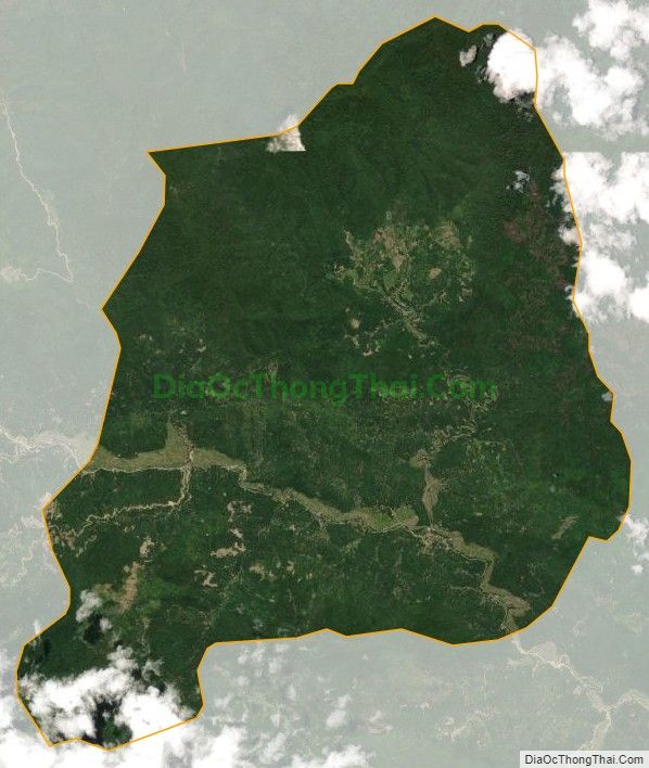 Bản đồ vệ tinh xã Hiền Chung, huyện Quan Hóa