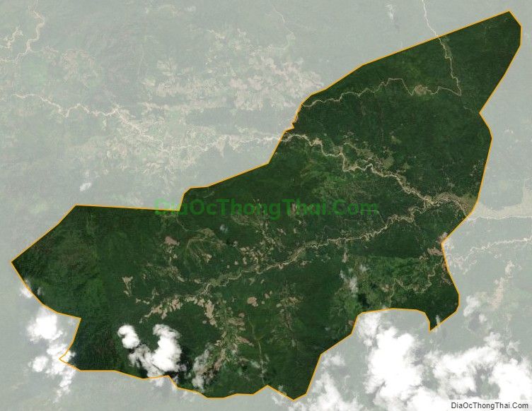 Bản đồ vệ tinh xã Hiền Kiệt, huyện Quan Hóa