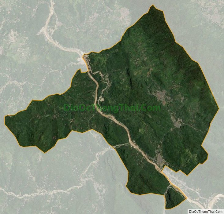 Bản đồ vệ tinh Thị trấn Hồi Xuân, huyện Quan Hóa