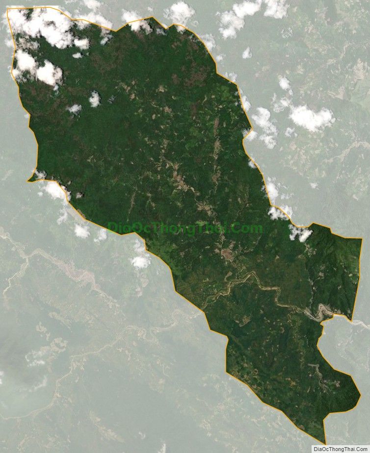 Bản đồ vệ tinh xã Nam Tiến, huyện Quan Hóa