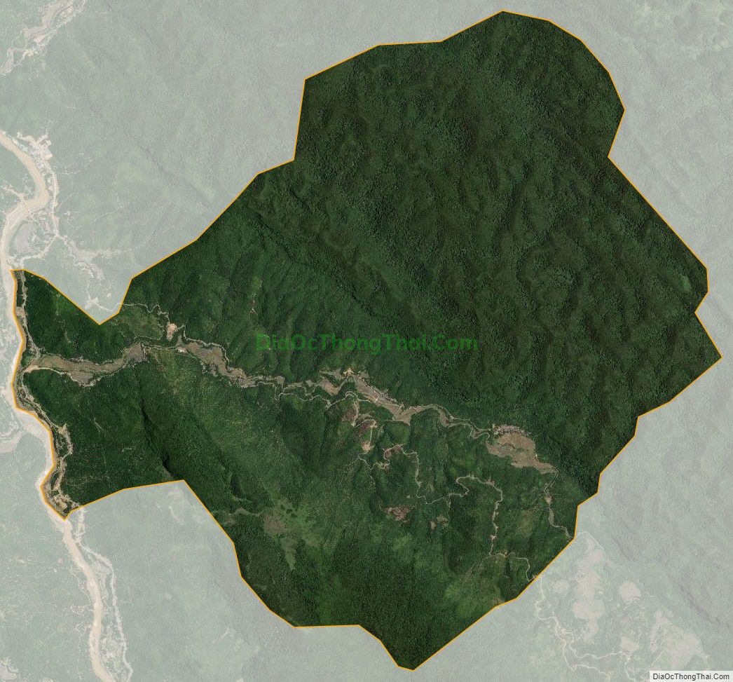 Bản đồ vệ tinh xã Phú Lệ, huyện Quan Hóa