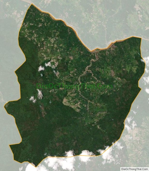 Bản đồ vệ tinh xã Trung Thành, huyện Quan Hóa