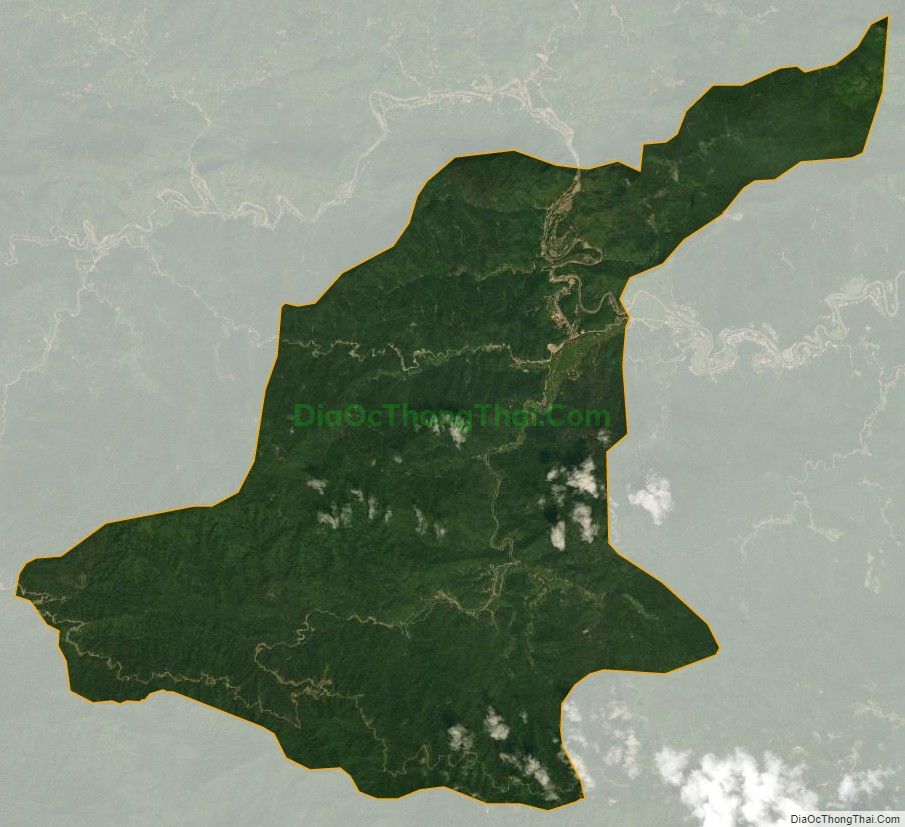 Bản đồ vệ tinh xã Mường Mìn, huyện Quan Sơn