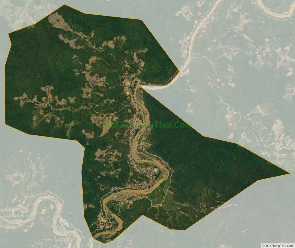 Bản đồ vệ tinh Thị trấn Quan Sơn (cũ), huyện Quan Sơn