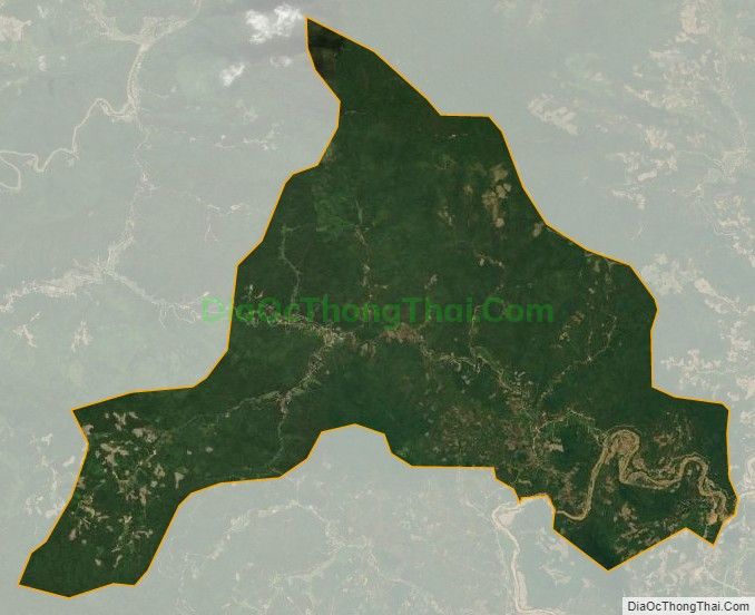 Bản đồ vệ tinh xã Sơn Lư (cũ), huyện Quan Sơn
