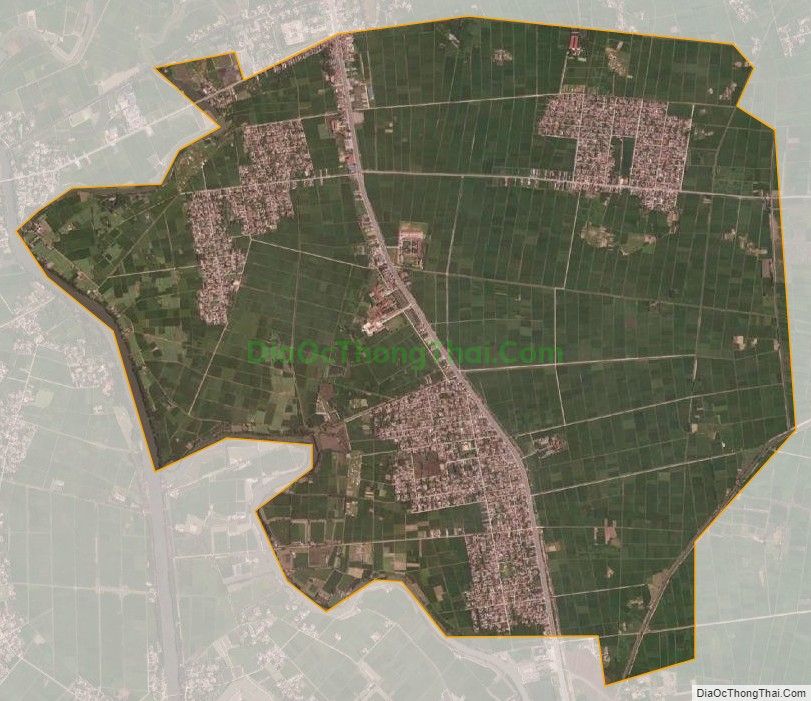 Bản đồ vệ tinh xã Quảng Bình, huyện Quảng Xương