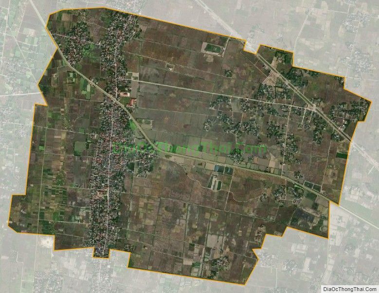 Bản đồ vệ tinh xã Quảng Định, huyện Quảng Xương