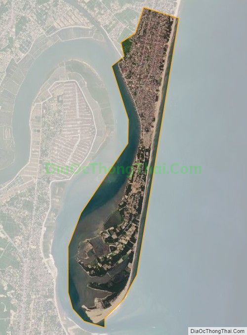 Bản đồ vệ tinh xã Quảng Nham, huyện Quảng Xương
