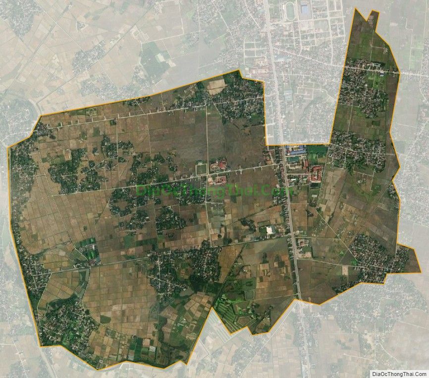 Bản đồ vệ tinh xã Quảng Phong (cũ), huyện Quảng Xương