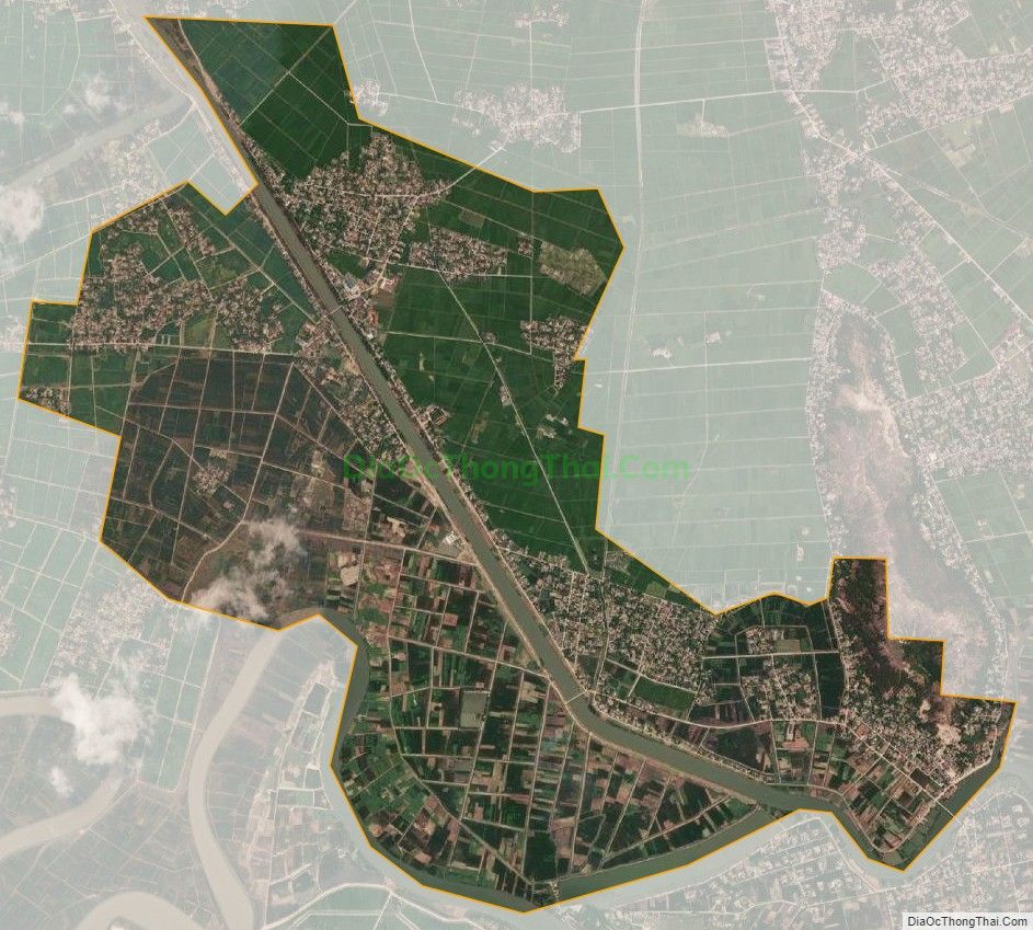Bản đồ vệ tinh xã Quảng Vọng (cũ), huyện Quảng Xương