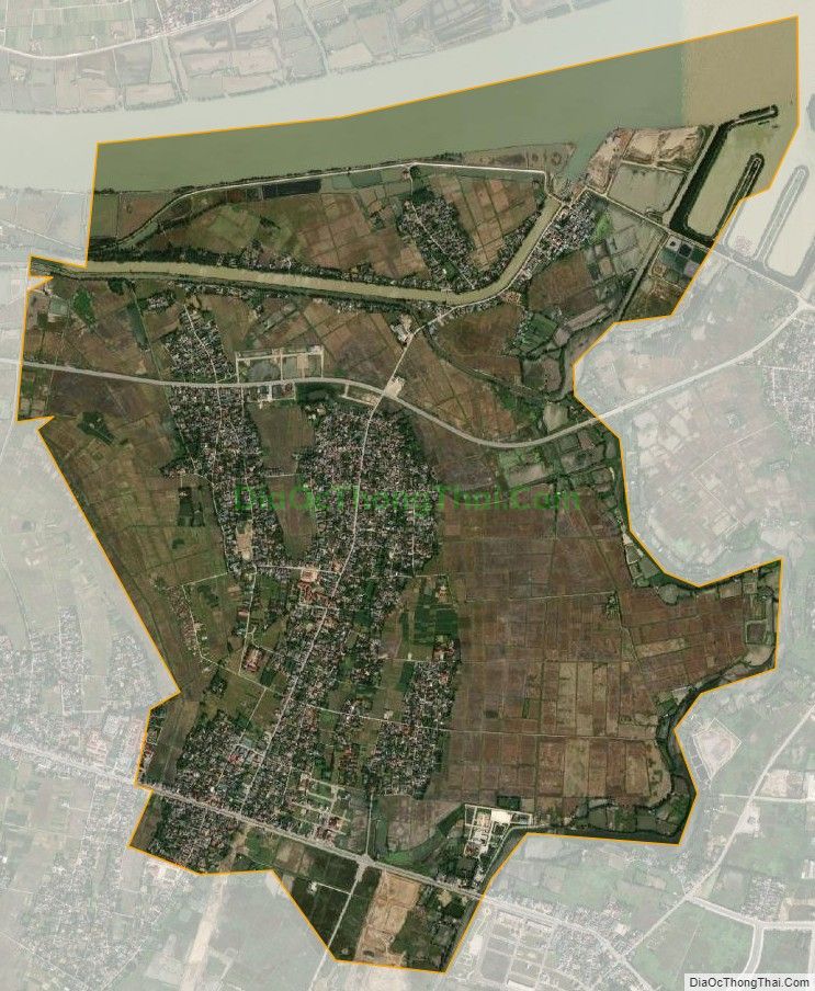 Bản đồ vệ tinh phường Quảng Châu, thành phố Sầm Sơn