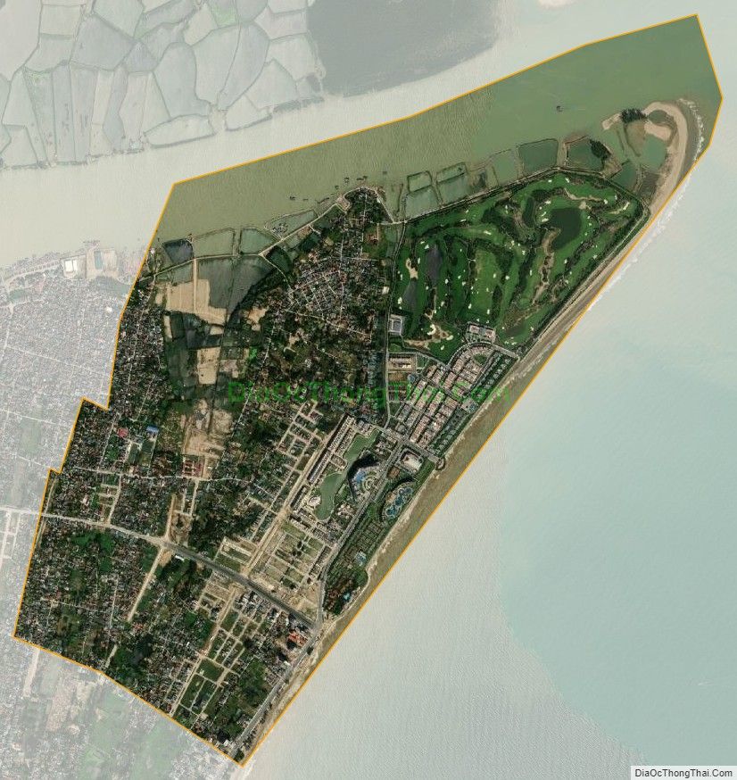 Bản đồ vệ tinh phường Quảng Cư, thành phố Sầm Sơn