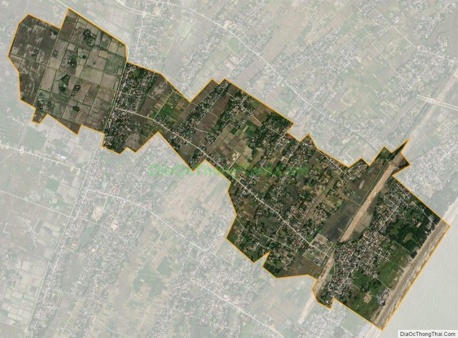 Bản đồ vệ tinh xã Quảng Hùng, thành phố Sầm Sơn