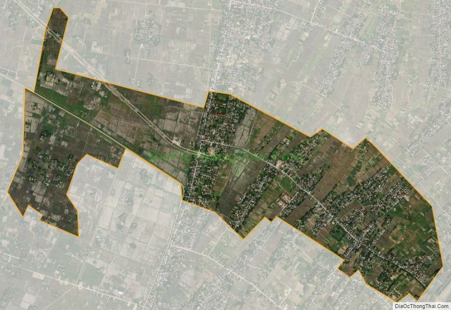 Bản đồ vệ tinh xã Quảng Minh, thành phố Sầm Sơn