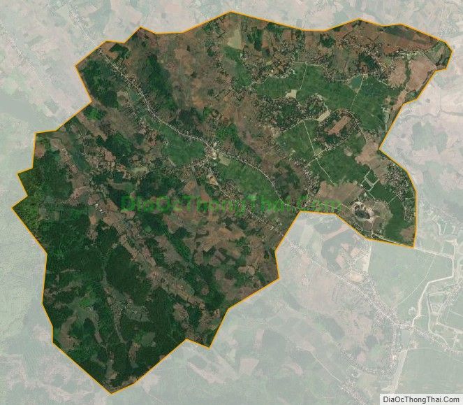 Bản đồ vệ tinh xã Ngọc Trạo, huyện Thạch Thành