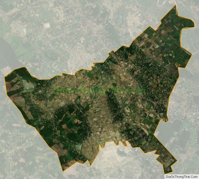 Bản đồ vệ tinh xã Thạch Bình, huyện Thạch Thành