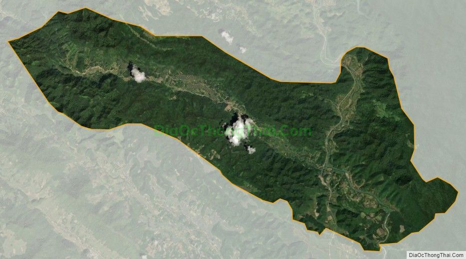 Bản đồ vệ tinh xã Thạch Lâm, huyện Thạch Thành