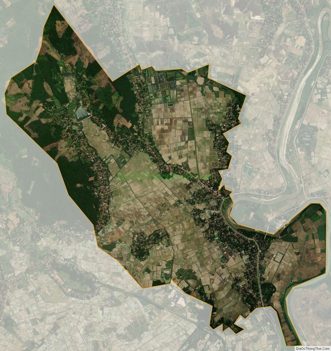 Bản đồ vệ tinh xã Thạch Long, huyện Thạch Thành