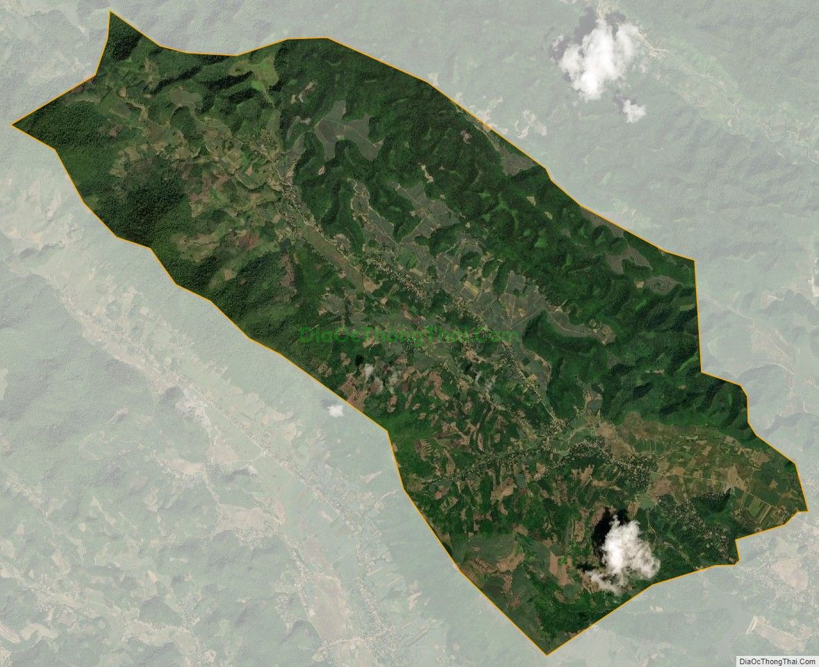 Bản đồ vệ tinh xã Thạch Tượng, huyện Thạch Thành