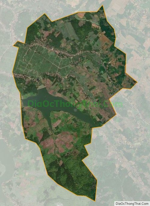 Bản đồ vệ tinh xã Thành An, huyện Thạch Thành