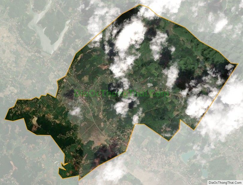 Bản đồ vệ tinh xã Thành Công, huyện Thạch Thành