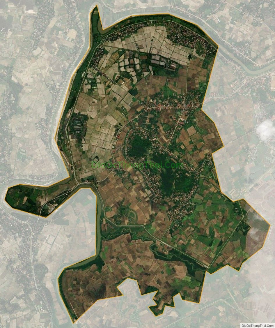 Bản đồ vệ tinh xã Thành Hưng, huyện Thạch Thành