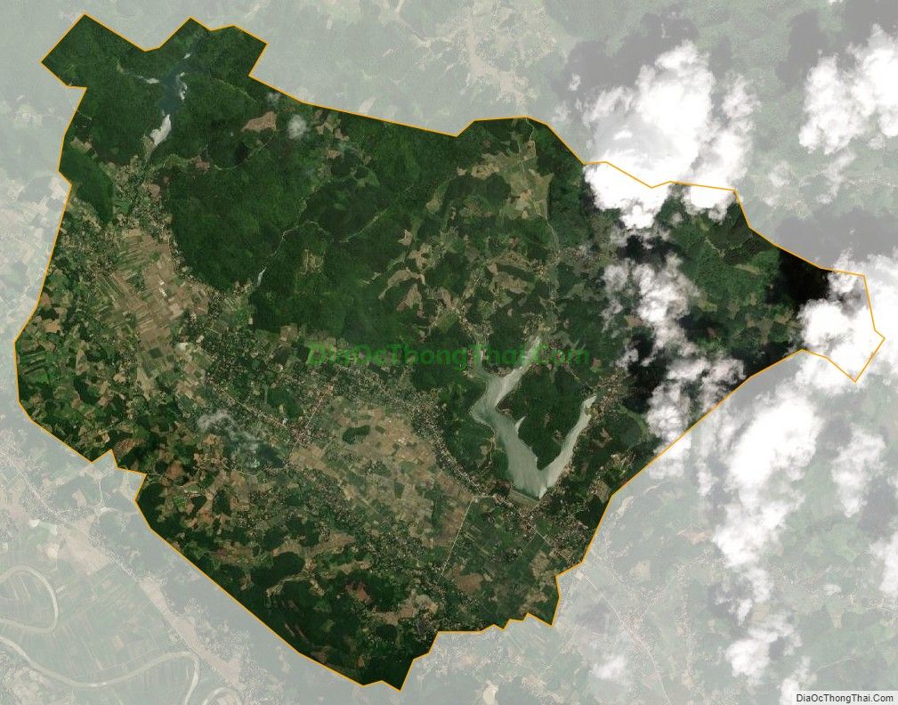 Bản đồ vệ tinh xã Thành Minh, huyện Thạch Thành
