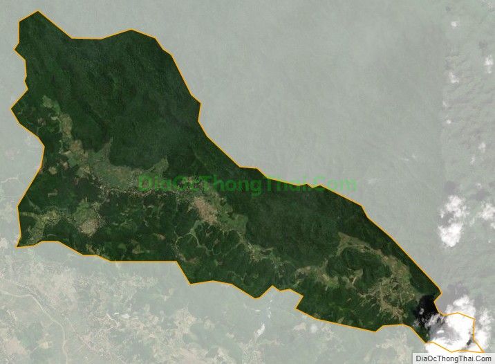Bản đồ vệ tinh xã Thành Yên, huyện Thạch Thành