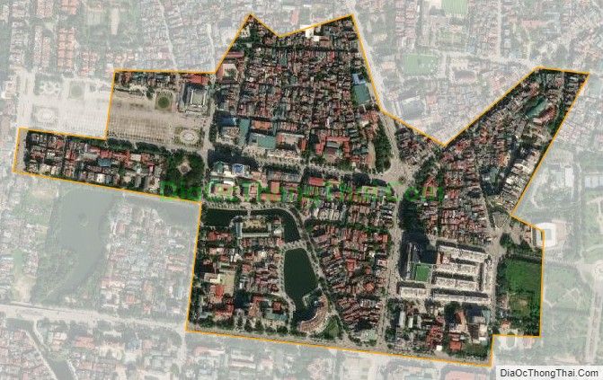 Bản đồ vệ tinh phường Điện Biên, thành phố Thanh Hóa