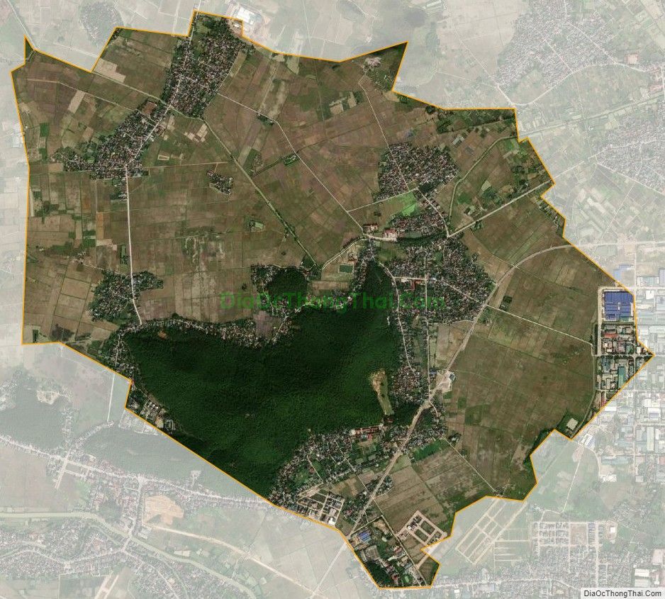 Bản đồ vệ tinh phường Đông Lĩnh, thành phố Thanh Hóa