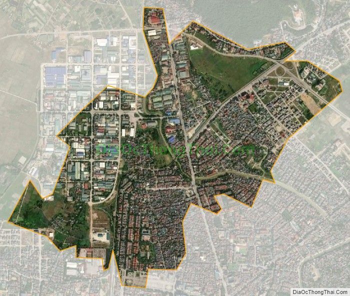 Bản đồ vệ tinh phường Đông Thọ, thành phố Thanh Hóa